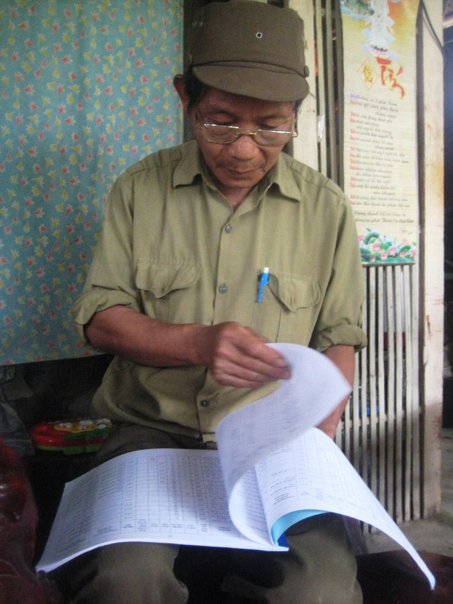 Quyển sổ ghi danh sách thông tin phần mộ đồng đội là liệt sĩ của Cựu binh Trần Ánh Yên Quyển sổ ghi danh sách thông tin phần mộ đồng đội là liệt sĩ của Cựu binh Trần Ánh Yên