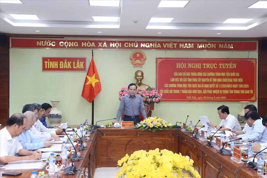 Phó Thủ tướng Chính phủ Trần Lưu Quang phát biểu chỉ đạo tại hội nghị. Ảnh: Internet Phó Thủ tướng Chính phủ Trần Lưu Quang phát biểu chỉ đạo tại hội nghị. Ảnh: Internet