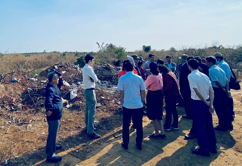 Dự án trồng, chế biến, xuất khẩu rau củ quả ứng dụng công nghệ cao (xã Gào, TP. Pleiku) bỏ hoang nhiều năm gây lãng phí nguồn lực đất đai. Ảnh: Hà Duy