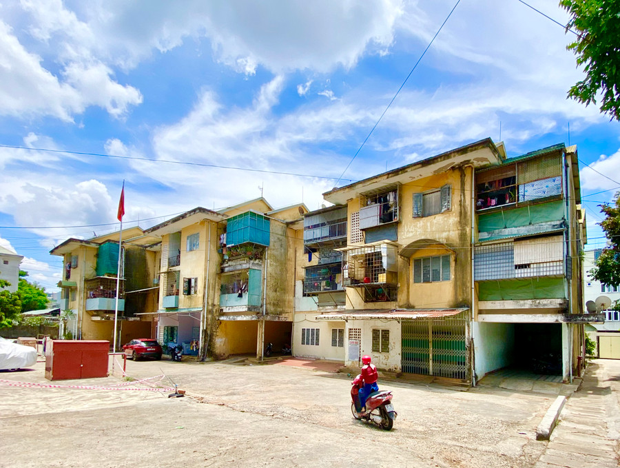 Chung cư Lê Lợi (TP. Pleiku)-một khu nhà ở xã hội lâu năm của Gia Lai. Ảnh: Hà Duy Chung cư Lê Lợi (TP. Pleiku)-một khu nhà ở xã hội lâu năm của Gia Lai. Ảnh: Hà Duy