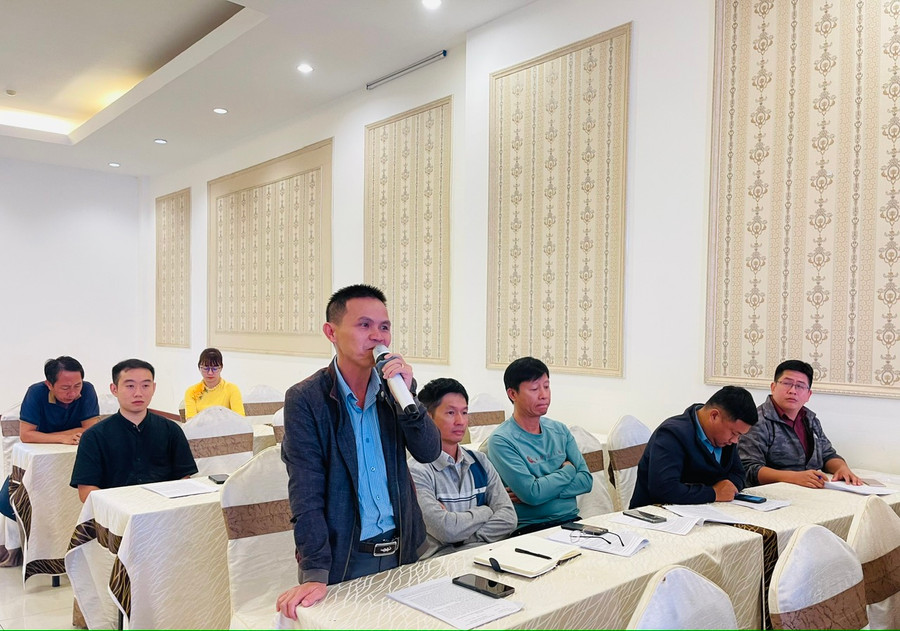 Tại hội nghị, các đại biểu đã kiến nghị một số khó khăn, vướng mắc trong quá trình hoạt động. Ảnh: Nhật Hào