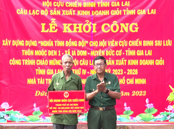 Các cấp Hội CCB trong tỉnh phấn đấu đến hết năm 2025 xóa hết nhà dột nát cho hội viên có hoàn cảnh khó khăn về nhà ở. Ảnh: P.D Các cấp Hội CCB trong tỉnh phấn đấu đến hết năm 2025 xóa hết nhà dột nát cho hội viên có hoàn cảnh khó khăn về nhà ở. Ảnh: P.D