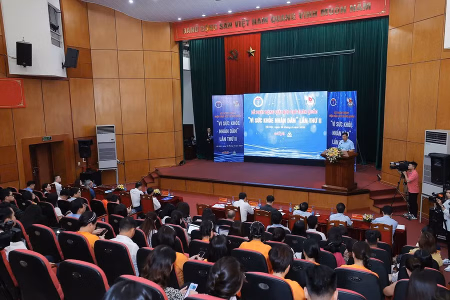 Quang cảnh buổi lễ. (Ảnh: Minh Quyết/Vietnam+)