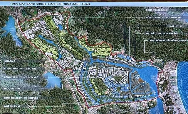 Tổng mặt bằng kiến trúc, cảnh quan khu đô thị mới Cam Lâm Tổng mặt bằng kiến trúc, cảnh quan khu đô thị mới Cam Lâm