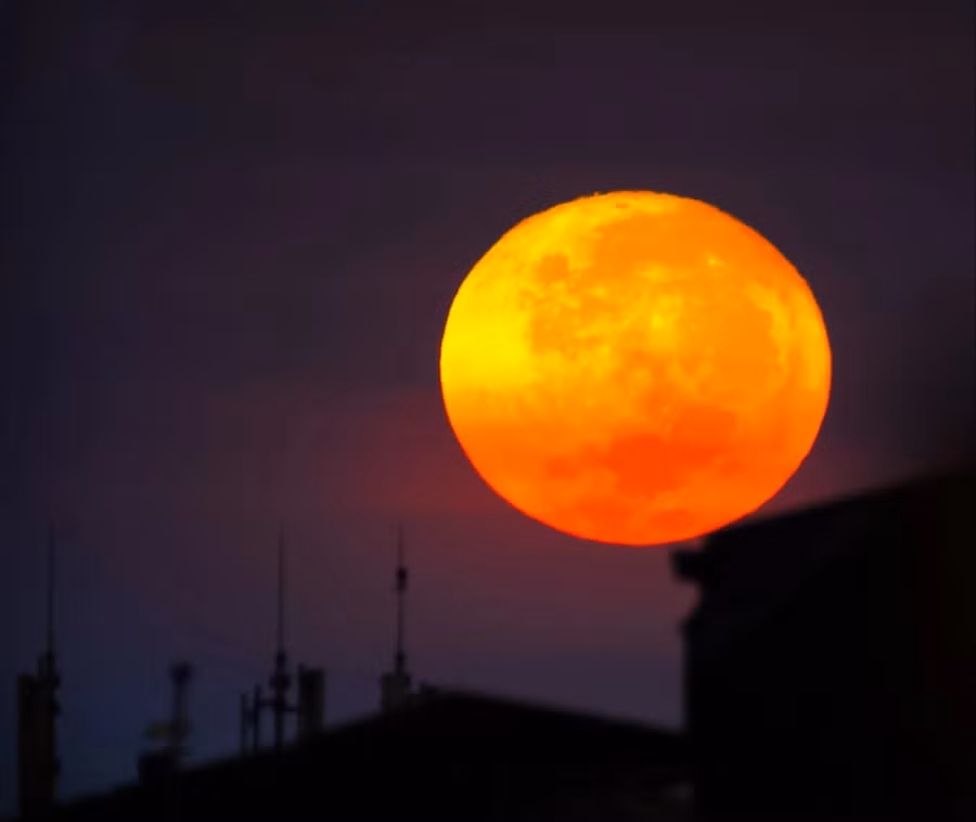 "Siêu Trăng Xanh" chụp tại TP.HCM tháng 8.2024