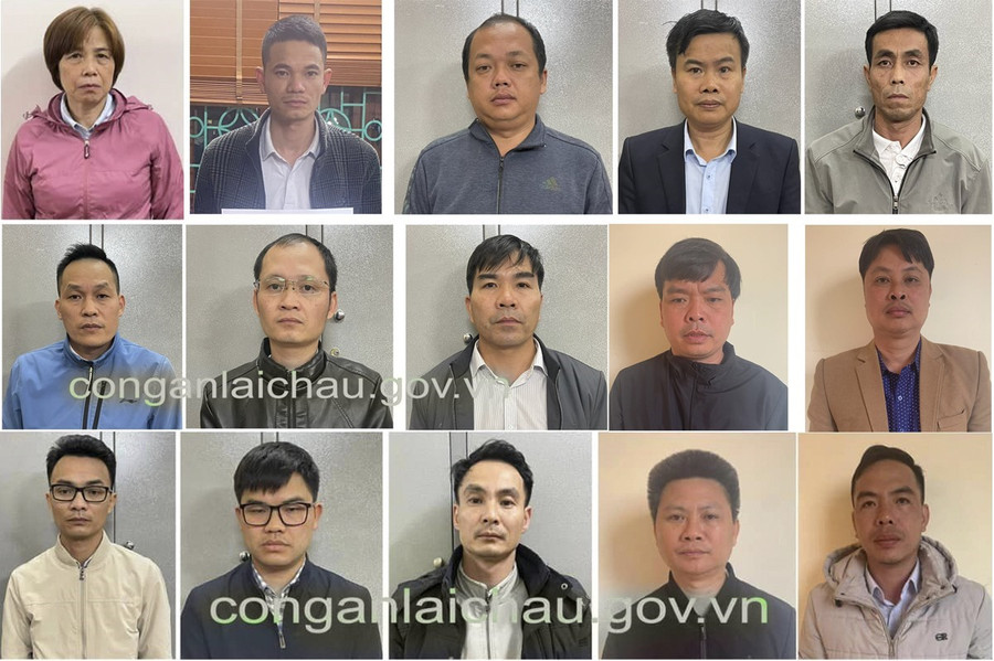 Công an tỉnh Lai Châu vừa bắt giữ hàng loạt cán bộ về hành vi đưa và nhận hối lộ. Ảnh: Công an Lai Châu Công an tỉnh Lai Châu vừa bắt giữ hàng loạt cán bộ về hành vi đưa và nhận hối lộ. Ảnh: Công an Lai Châu