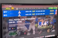 Giao diện chèn banner quảng cáo cờ bạc của một website phát sóng bóng đá vi phạm bản quyền.