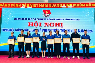 Gia Lai: Tuyên dương 39 gương “Thanh niên tiên tiến học tập và làm theo lời Bác”