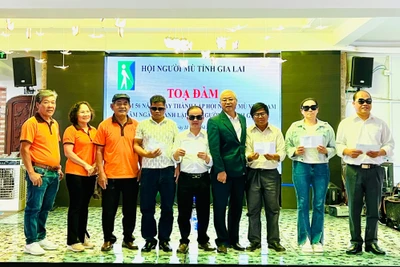 Tọa đàm kỷ niệm 13 năm Ngày thành lập Hội người mù tỉnh Gia Lai