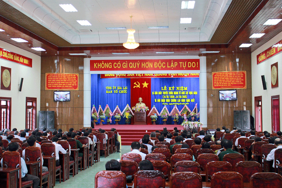 Quang cảnh lễ kỷ niệm. Ảnh: Hồng Thi Quang cảnh lễ kỷ niệm. Ảnh: Hồng Thi