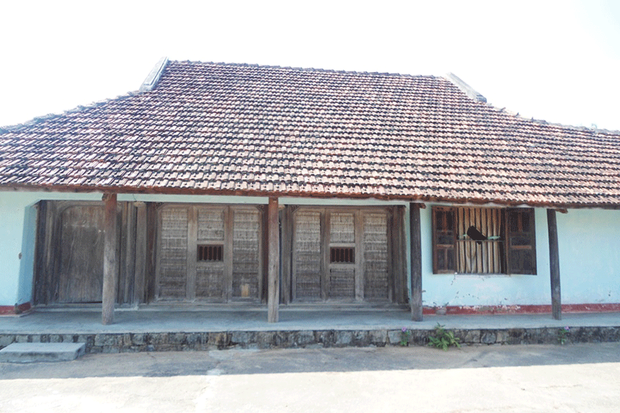  Ngôi nhà cổ của ông Bùi Sinh. Ảnh: Hồng Thương