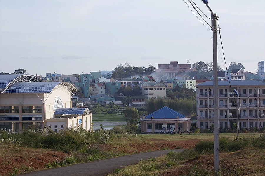  Khu vực dự kiến đường Lý Tự Trọng nối dài đi qua. Ảnh: Thanh Nhật