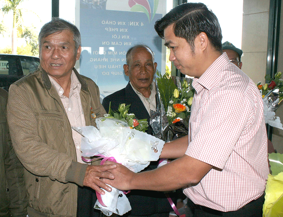 Ông Võ Trường Sơn (phải). Ảnh: Minh Vỹ Ông Võ Trường Sơn (phải). Ảnh: Minh Vỹ