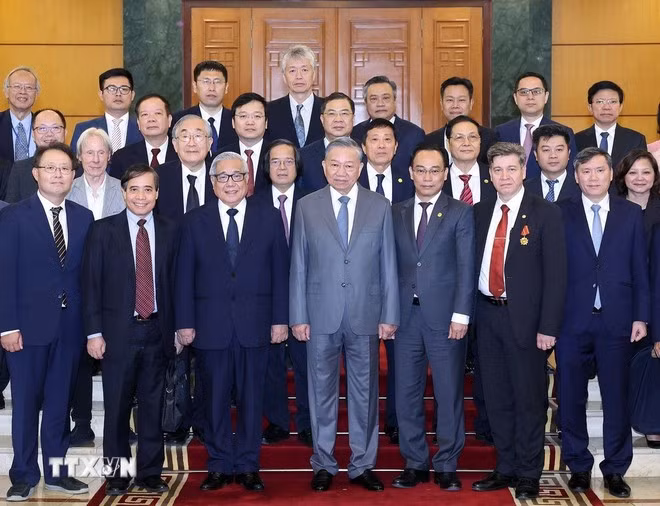 Tổng Bí thư Tô Lâm và các đại biểu. Ảnh: Thống Nhất/TTXVN