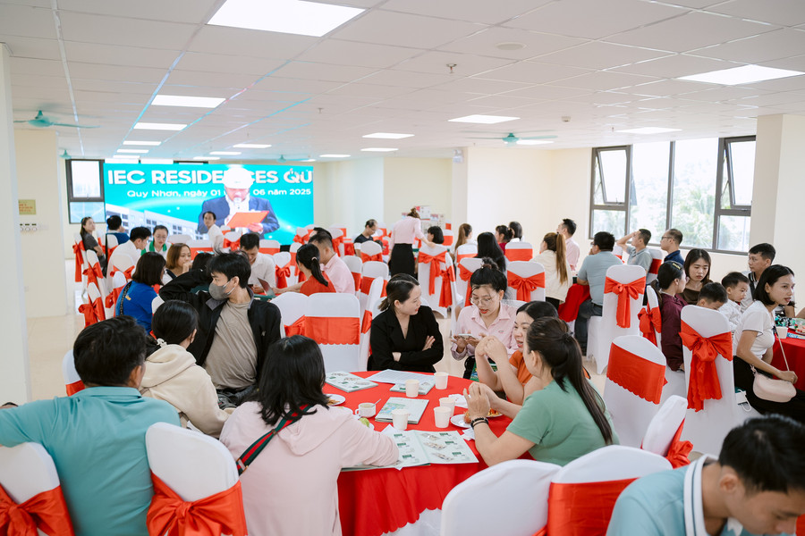 Sự kiện Lễ ra mắt và hướng dẫn hồ sơ đăng ký mua nhà ở xã hội tòa CT2 - IEC Residences Quy Nhơn - tổ chức ngày 17-8-2025. Ảnh: BTC 1-6738.jpg