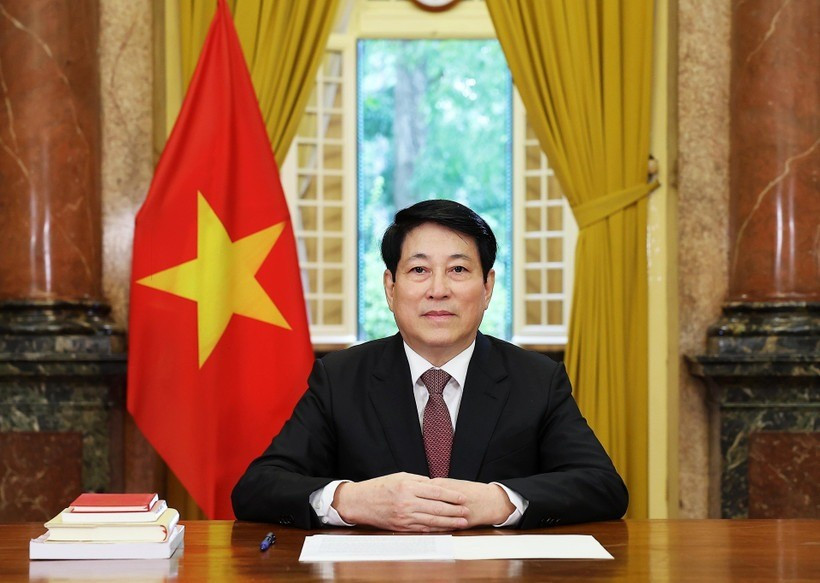 Chủ tịch nước Lương Cường. (Ảnh: TTXVN) chu-tich-nuoc.jpg