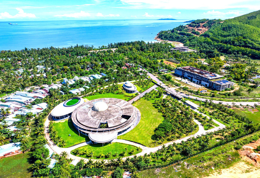 Một góc Khu đô thị Khoa học và Giáo dục Quy Hòa (phường Quy Nhơn Nam). Ảnh: Nguyễn Dũng khai-thac-tiem-nang.jpg