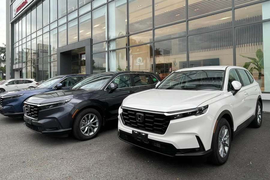 Honda áp dụng khuyến mãi nhằm xả kho các mẫu xe VIN25. Ảnh: Đại lý