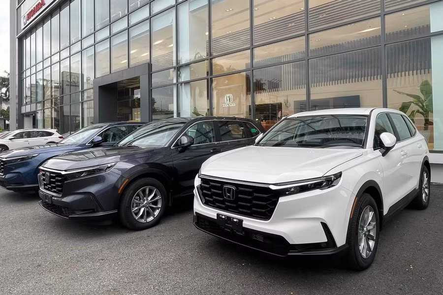 Honda áp dụng khuyến mãi nhằm xả kho các mẫu xe VIN25. Ảnh: Đại lý