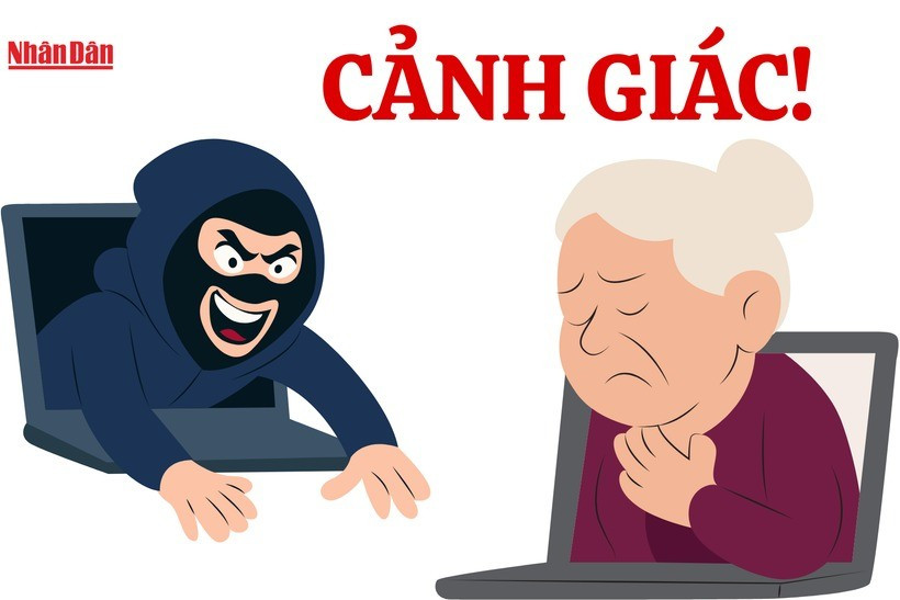 Người dùng cần tỉnh táo và cảnh giác trước thực trạng lừa đảo tràn lan trên không gian mạng. anh-minh-hoa-mockups.jpg