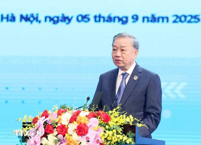 Tổng Bí thư Tô Lâm phát biểu. (Ảnh: Thống Nhất/TTXVN) Tổng Bí thư Tô Lâm phát biểu. (Ảnh: Thống Nhất/TTXVN)