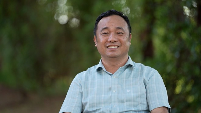 Tiến sỹ Vũ Văn Thoại tại Kenya. Ảnh: VTV