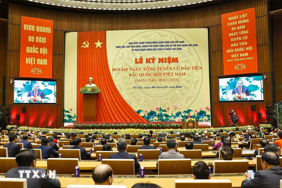 Quang cảnh Lễ kỷ niệm. Ảnh: Doãn Tấn/TTXVN