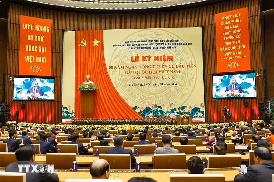 Quang cảnh Lễ kỷ niệm. Ảnh: Doãn Tấn/TTXVN