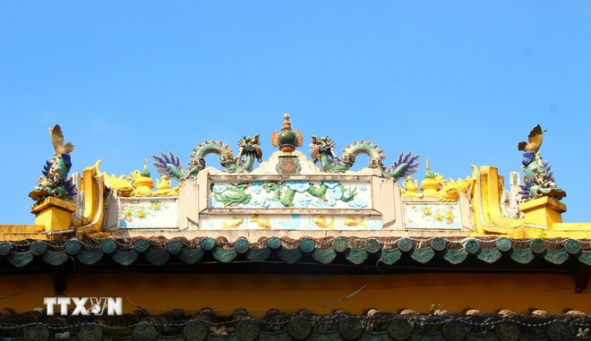 Đình Bình Thủy, điểm nhấn kiến trúc, văn hóa, tâm linh của người dân Nam Bộ. Ảnh: Nguyễn Hằng/TTXVN