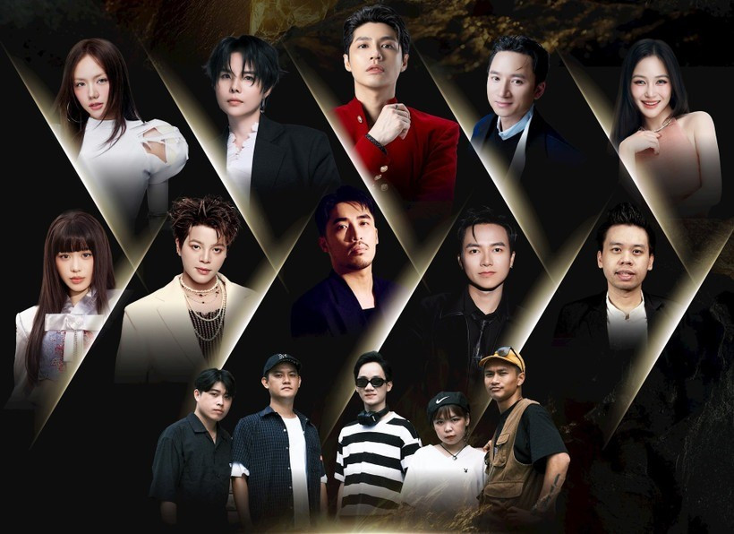 Các nghệ sỹ tham gia chương trình “V Fest-Vietnam Today”. (Ảnh: BTC) poster-tong.jpg