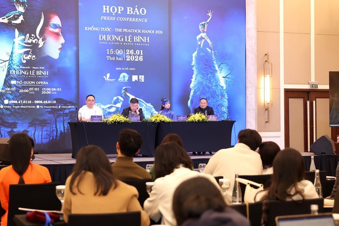 Quang cảnh buổi họp báo ngày 26/1. Ảnh: Hòa Nguyễn