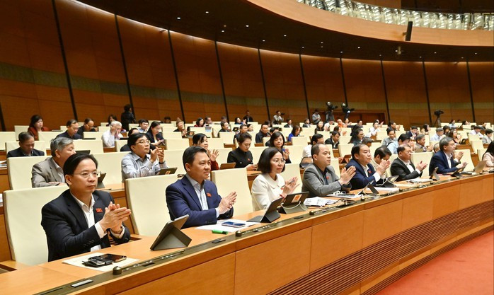 Quốc hội đã thông qua Luật Báo chí (sửa đổi) vào ngày 10-12. Ảnh: Phạm Thắng