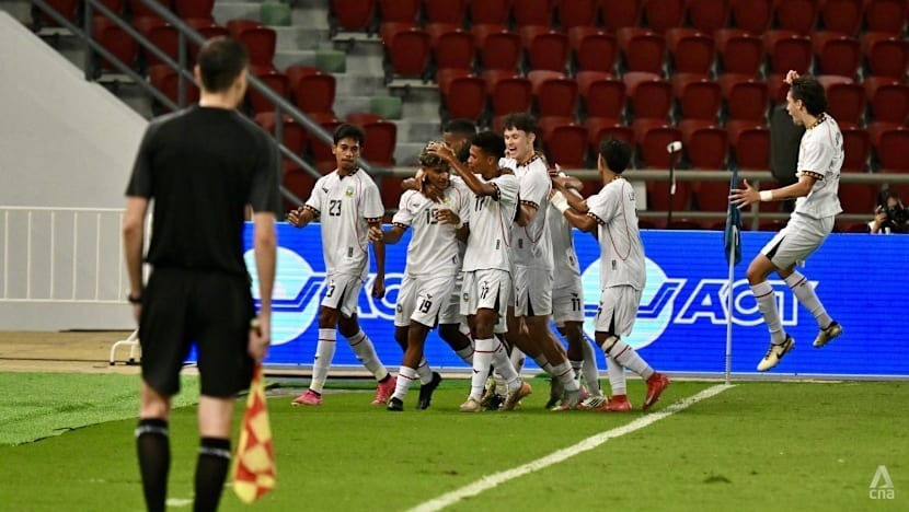 U22 Timor Leste vui mừng với chiến thắng ấn tượng.