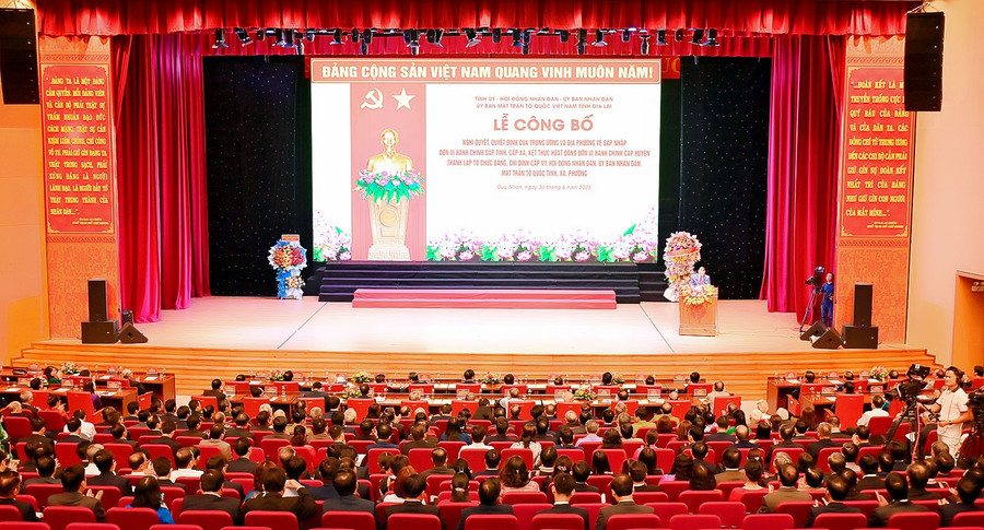Quang cảnh lễ công bố. Ảnh: Đức Thụy quang-canh-le-cong-bo-duc-thuy.jpg