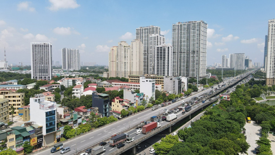 Đại hội Đảng XIV của Đảng sẽ mở ra kỷ nguyên xây dựng đất nước giàu mạnh, văn minh, phồn vinh, hạnh phúc. Ảnh: Quang Thái