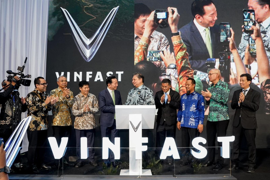 Lễ khánh thành nhà máy. Ảnh: VinFast