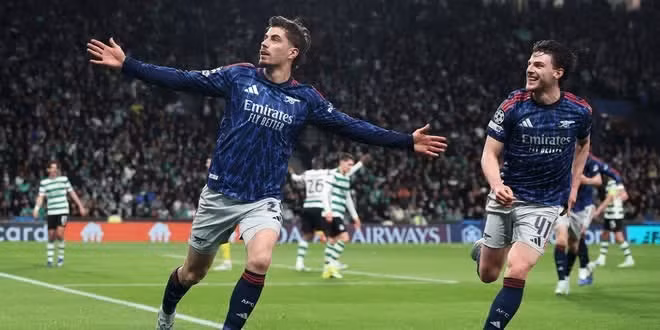 Arsenal giành chiến thắng trên sân Sporting.