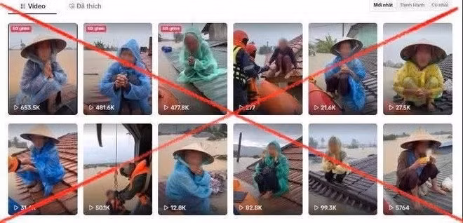 Những hình ảnh, video clip do AI ngụy tạo thu hút hàng trăm nghìn lượt xem, gây hoang mang dư luận và làm 'loãng' những thông tin cảnh báo khẩn cấp.