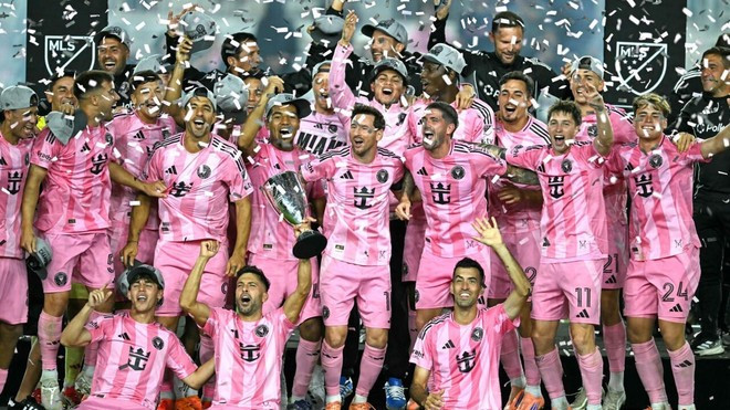 Inter Miami vô địch MLS khu vực miền Đông 2025. Nguồn: AFP