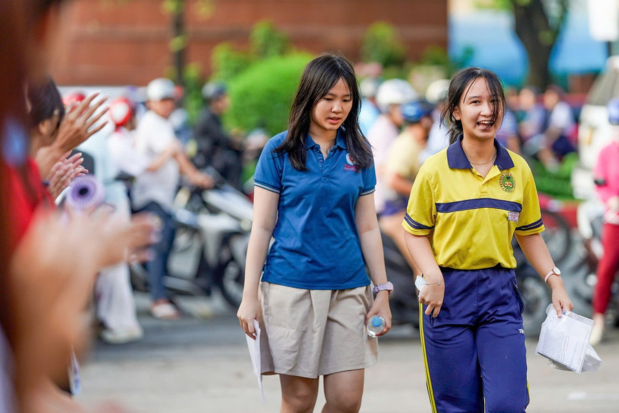 Thí sinh thi tốt nghiệp THPT năm 2025 tại TPHCM. Ảnh: Phạm Nguyễn Thí sinh thi tốt nghiệp THPT năm 2025 tại TPHCM. Ảnh: Phạm Nguyễn