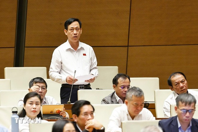 Đại biểu Quốc hội tỉnh Thanh Hóa Mai Văn Hải phát biểu. Ảnh: Doãn Tấn/TTXVN Đại biểu Quốc hội tỉnh Thanh Hóa Mai Văn Hải phát biểu. Ảnh: Doãn Tấn/TTXVN