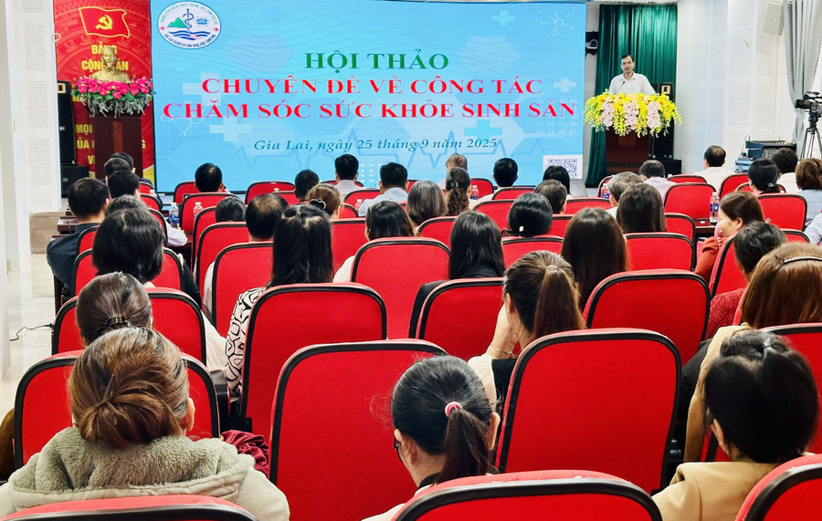 Quang cảnh Hội thảo. Ảnh: Như Nguyện hoi-thao-sinh-san.jpg