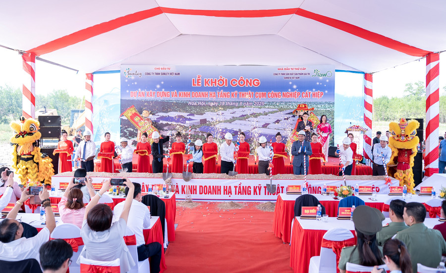 Nhiều dự án thúc đẩy kết nối chuỗi giá trị công-nông nghiệp đã được khởi công. Ảnh: TTXTĐT du-an-ket-noi.jpg
