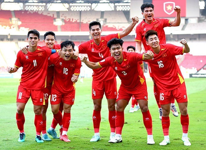 U22 Việt Nam đặt mục tiêu bảo vệ HCV bóng đá nam SEA Games 33. Nguồn: bongdaplus.vn u22-viet-nam.jpg