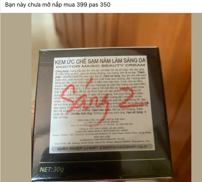 Trên mạng nhiều sản phẩm Doctor Magic được bán lại với giá rẻ