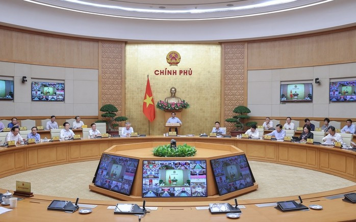 Thủ tướng Phạm Minh Chính chủ trì phiên họp ngày 7-8. Ảnh: Nhật Bắc Thủ tướng Phạm Minh Chính chủ trì phiên họp ngày 7-8. Ảnh: Nhật Bắc