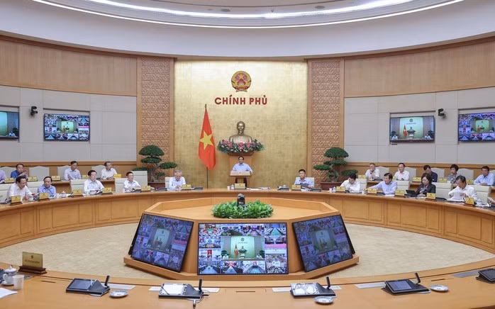 Thủ tướng Phạm Minh Chính chủ trì phiên họp ngày 7-8. Ảnh: Nhật Bắc