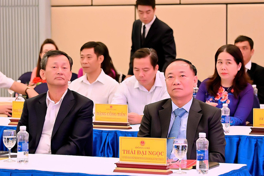 Các đại biểu dự buổi gặp mặt. Ảnh: Đức Thụy