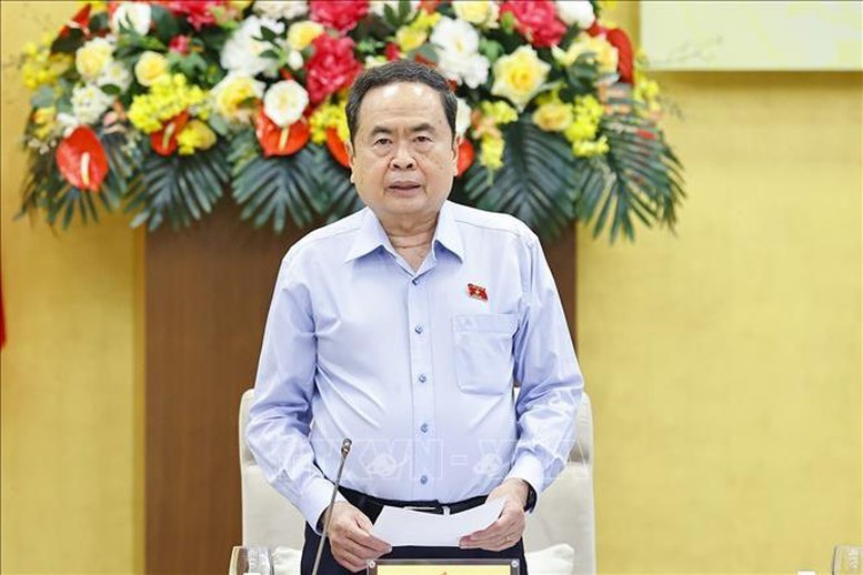 Chủ tịch Quốc hội Trần Thanh Mẫn, Chủ tịch Hội đồng Bầu cử quốc gia phát biểu - Ảnh: Doãn Tấn/TTXVN Chủ tịch Quốc hội Trần Thanh Mẫn, Chủ tịch Hội đồng Bầu cử quốc gia phát biểu - Ảnh: Doãn Tấn/TTXVN