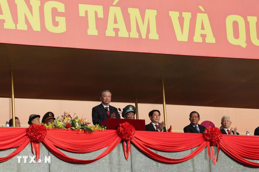 Tổng Bí thư Tô Lâm đọc Diễn văn Kỷ niệm 80 năm Cách mạng tháng Tám thành công và Quốc khánh 2-9. Ảnh: TTXVN tong-bi-thu-doc-dien-van.jpg